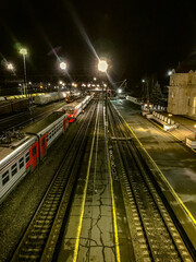 Fototapeta premium Ночной вокзал