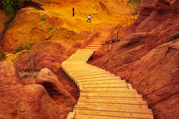 Ockerbrüche bei Roussillon