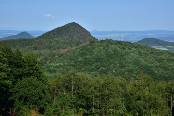 Obraz premium Central Bohemian Uplands, or sometimes Central Bohemian Highlands