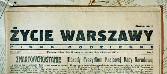 "Życie Warszawy" - 1945 - dziennik									
