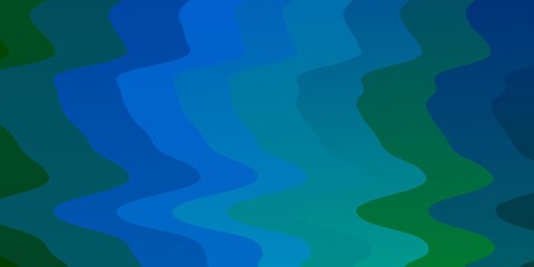 Light Blue, Green vector texture with wry lines.