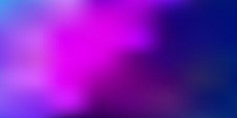 Light blue, red vector gradient blur pattern.