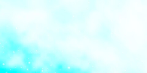 Light BLUE vector layout with bright stars.