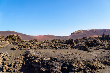 The volcano based desert landscape of Timanfaya