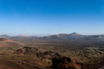 The volcano based desert landscape of Timanfaya