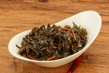 Seaweed cabbage with carrot and sesame