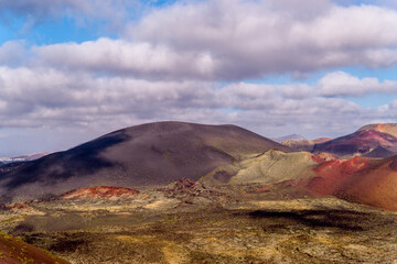 The volcano based desert landscape of Timanfaya