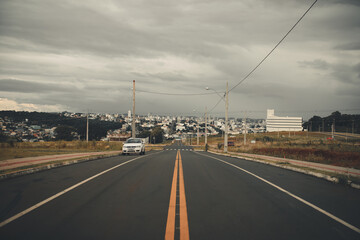 traffic on the highway