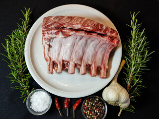 French racks oder iberico Karree