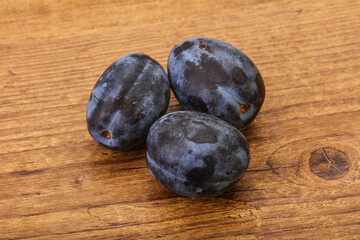 Ripe sweet and tasty plum