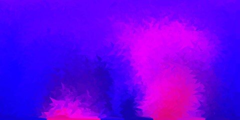 Dark blue, red vector triangle mosaic pattern.