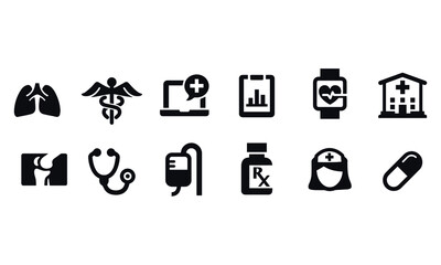  Health Care Icons vector design 