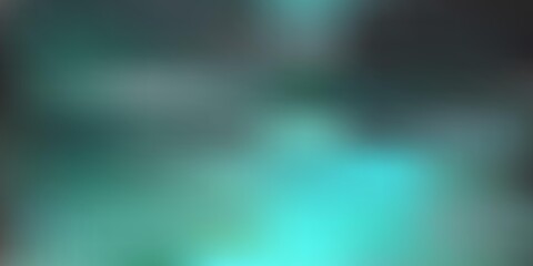 Obraz premium Dark blue, green vector gradient blur drawing.
