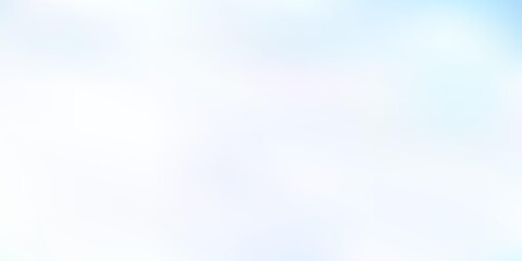 Fototapeta premium Light blue vector blurred texture.