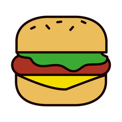 hamburger icon, line and fill style