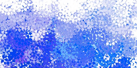 Light blue vector pattern with polygonal style.