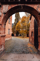 Torbogen Einfahrt Schloss Büdingen 