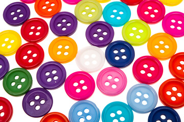 colored buttons isolated