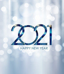 2021 New Year and Merry Christmas Background. Vector Illustration