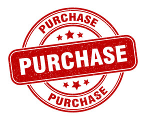 purchase stamp. purchase label. round grunge sign