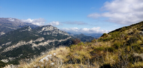 Beautiful mountain panorama at l'Estéron 5
