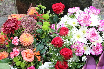Bouquet of autumn flowers