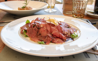 Carpaccio beef
