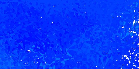 Light blue vector pattern with polygonal shapes.