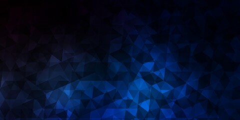 Dark Blue, Yellow vector backdrop with lines, triangles.