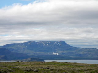 Landschaft am thingvallavatn, Island