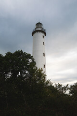 Fototapeta na wymiar Lighthouse Långe Erik in north of island Öland, Sweden