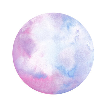Violet abstract watercolor background