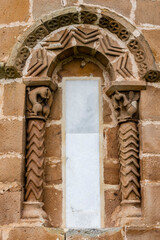 church of Santa María La Mayor, Romanesque, 12th century, Villacantid,Cantabria, Spain