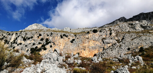 Beautiful mountain panorama at Greolieres 2