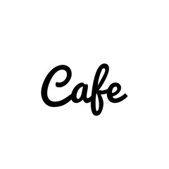''Café'' (''coffee'' in spanish) Word Lettering