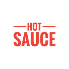 Fototapeta premium ''Hot sauce'' Lettering Design