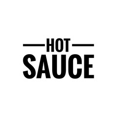 Obraz premium ''Hot sauce'' Lettering Design