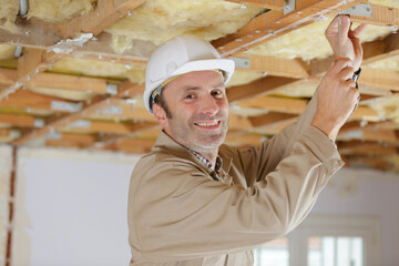 installation of a vapor barrier
