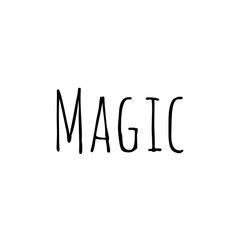 ''Magic'' Lettering Illustration