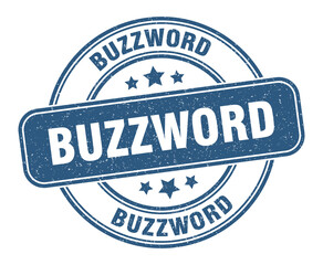 buzzword stamp. buzzword label. round grunge sign
