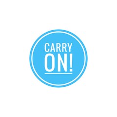 ''Carry on'' Lettering Illustration