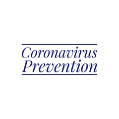 ''Coronavirus Prevention'' Lettering Illustration