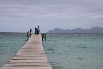 Mallorca Steg ins Meer