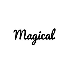 ''Magical'' Word Lettering Illustration