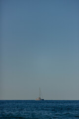 Fototapeta premium Sailboat in the sea
