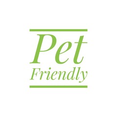 ''Pet friendly'' Word Lettering Illustration