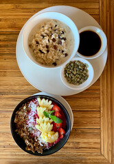 healthy breakfast bowl in ubud, bali