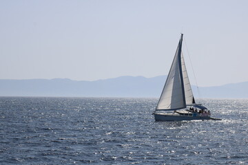 Fototapeta premium Segelyacht