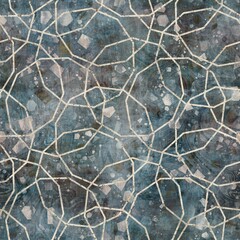 Chic formal grungy geometric shapes texture seamless pattern. High quality illustration. Strange abstract geo design in a trendy posh exotic style. Grainy fabric texture overlay.