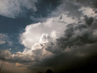 Obraz na płótnie Canvas storm clouds timelapse
